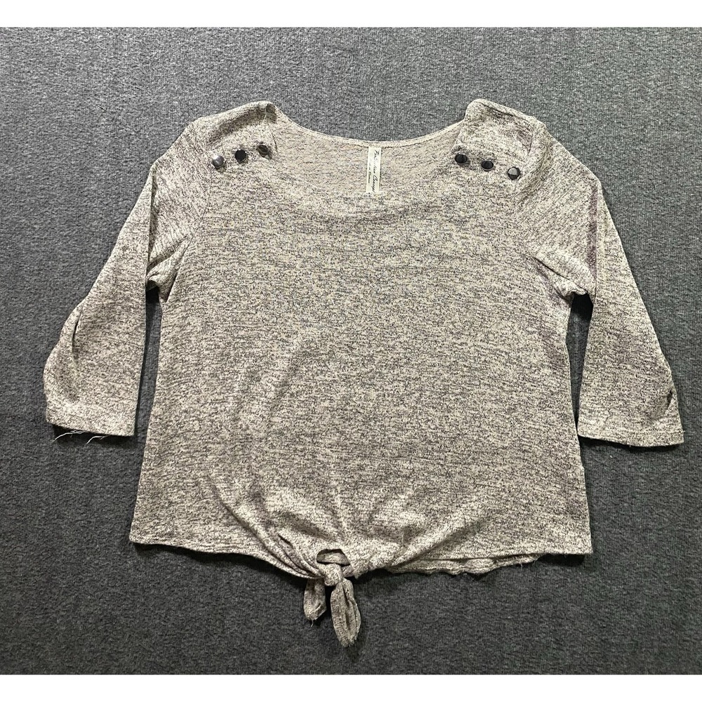 PerSeption Concept 3/4 Sleeve Top Women's Beige Size M